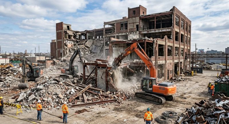 Industrial Demolition in Sacramento, CA