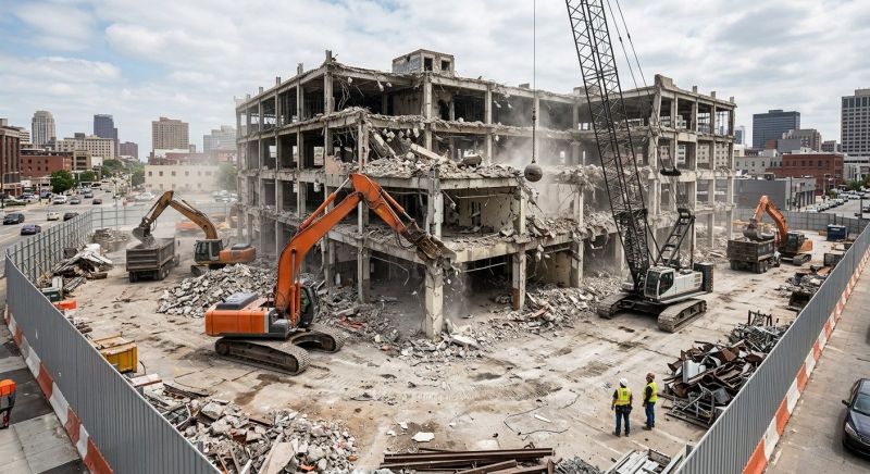 Commercial Demolition Service in Sacramento, CA