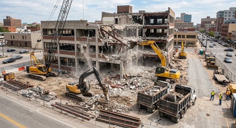 Commercial Site Demolition in Katy, TX