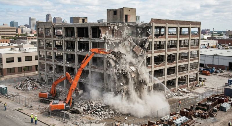 Factory Demolition in Katy, TX