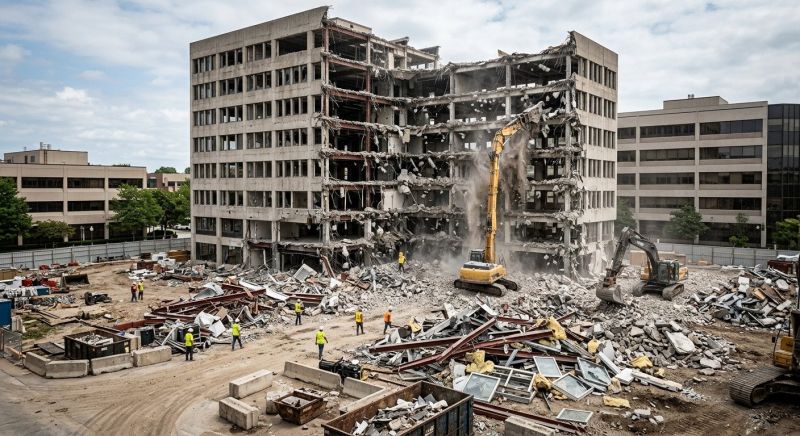 Factory Demolition in Houston, TX